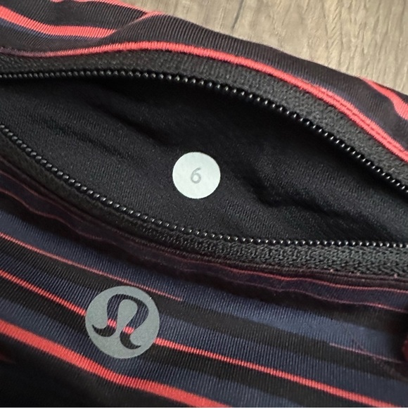 Lululemon Speed Tight IV Twisted Dune Alarming Black - Size 6 - Picture 13 of 15